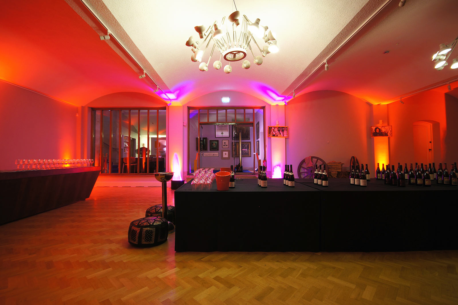 Wine tasting event at London EC2 conference venue The Van Gogh Reception Room
