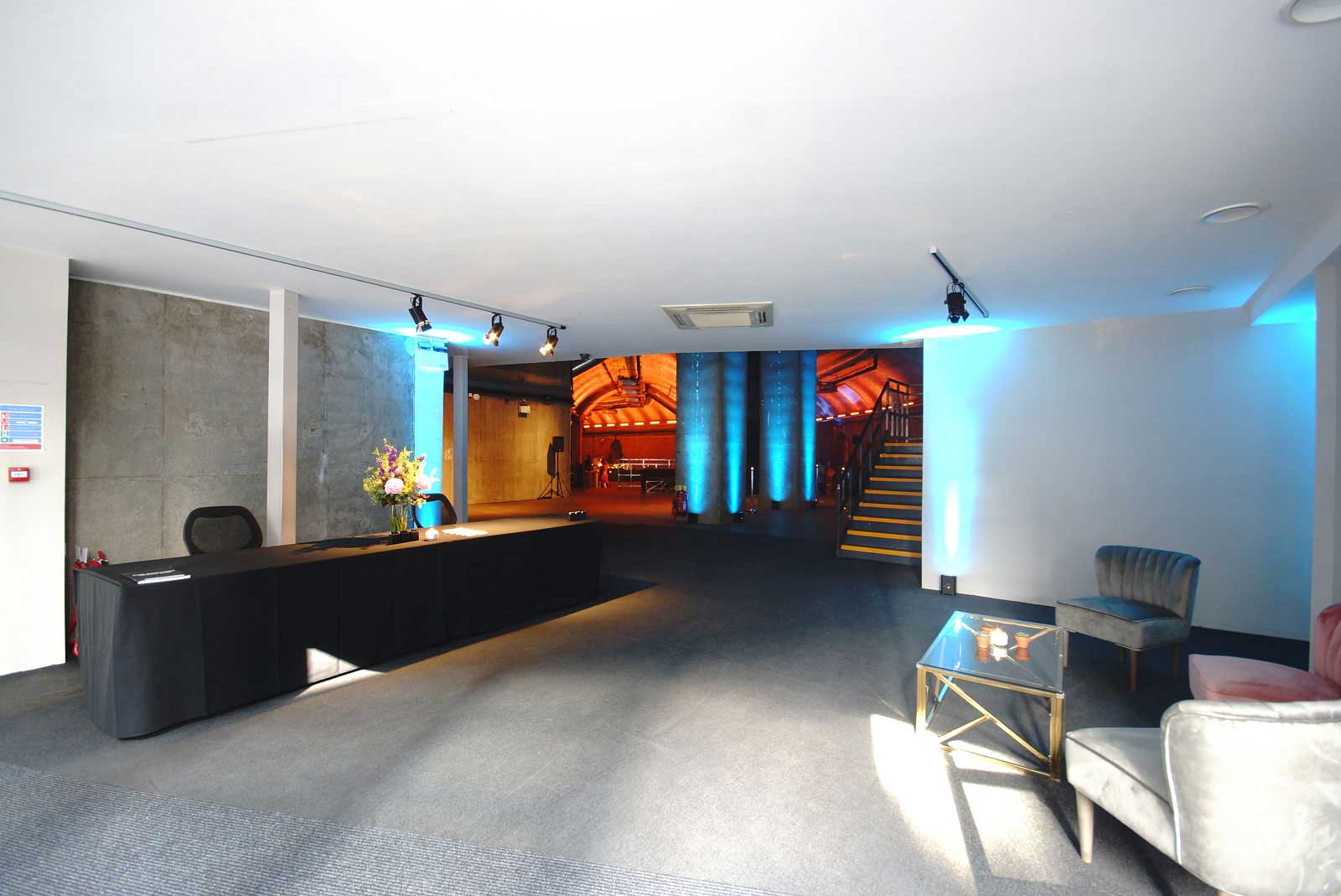 Guest entrsnce at the Central London event space the London South Bank Event Venue represented by VenuesLDN.co.uk